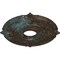 Ekena Millwork Attica Ceiling Medallion (Fits Canopies up to 5"), 18"OD x 4"ID x 5/8"P, Bronze Blue Patina CM18ATBBS - alternate 4